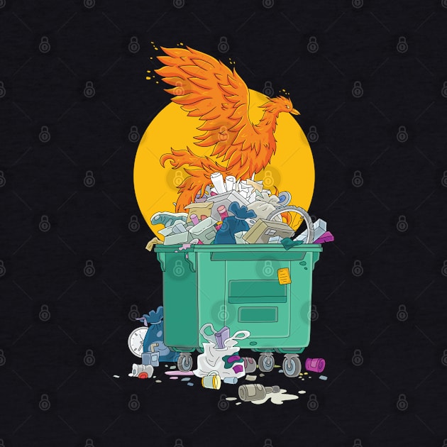 Dumpster Phoenix by AmuseThings